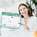 EYROZILL 2025 Wall Calendar Planner Hanging Spiral Bound Magnetic Pet 15x12 by Deal US