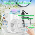 iFTY Portable AC Unit w/Remote 1.5L Tank 3 Speeds 7 Night Light White by Deal US