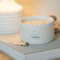 Wick'd Co. Birch + Amber Scented Soy Candle 12oz Natural Cotton Wick by Deal US