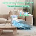 iFTY Portable AC Unit w/Remote 1.5L Tank 3 Speeds 7 Night Light White by Deal US