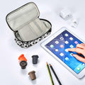 Soccer Pen Holder Case Multifunction Storage Pouch with Zipper Large Capacity by Deal US
