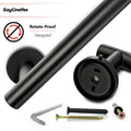 SAYONEYES Matte Black SUS304 Stainless Steel Toilet Paper Holder 2 Pack by Deal US