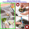 HiBD Kitchen Sink Triangle Tri-Holder Strainer Gray Rack 100PCS Mesh Bags by Deal US