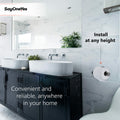 SAYONEYES Matte Black SUS304 Stainless Steel Toilet Paper Holder 2 Pack by Deal US