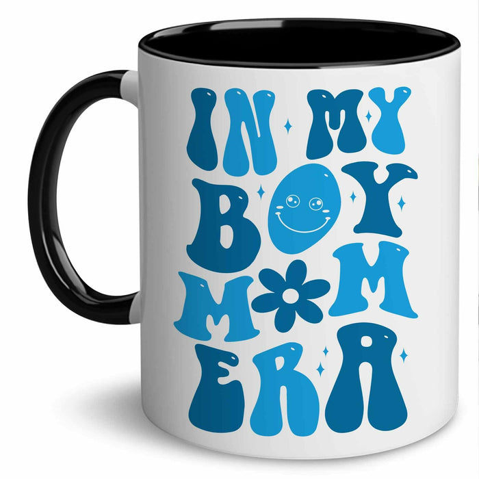 [Like New] CHIMCHICHCHOE Boy Mom Era Coffee Mug Multicolor Accent 11 OZ Ceramic by Deal US