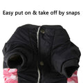 Vecomfy Warm Dog Coat Small Waterproof Fleece Lined Puppy Jacket Pink Camo by Deal US