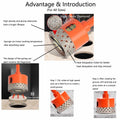 Diamond Core Drill Bit 2" Brazed Hole Saw for Tile Glass Porcelain Marble by Deal US