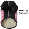 Vecomfy Warm Dog Coat Small Waterproof Fleece Lined Puppy Jacket Pink Camo by Deal US
