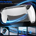 [Like New] HEYSTOP PS5 Controller Case Clear Grip Cover w/ Screen Protector & Caps by Deal US