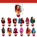 Descendants Party Supplies Birthday Decor Banner Cake & Cupcake Toppers by Deal US