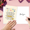 Detuca Best Teacher Thank You Card Gift from Students Funny Appreciation by Deal US