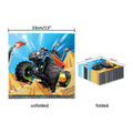 OXYLIPO Monster Truck Dessert Napkins 40pcs 13x13in 3-Ply Paper Party by Deal US