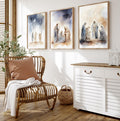 KERAXL Jesus Canvas Wall Art Christian Religious Decor 8x12in Set of 3 by Deal US