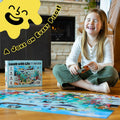 Laugh with Life Under The Sea Joke Puzzle 72pcs Ocean Life 24x36 Multi-Color by Deal US