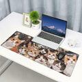 Gipvuqa Japanese Cats XL Gaming Desk Pad 31.5x11.8 Inch Large Mouse Mat by Deal US