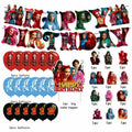 Descendants Party Supplies Birthday Decor Banner Cake & Cupcake Toppers by Deal US