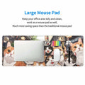 Gipvuqa Japanese Cats XL Gaming Desk Pad 31.5x11.8 Inch Large Mouse Mat by Deal US