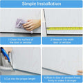 AIMIXUN Weather Stripping Door Seal Silicone Draft Stopper 16.4ft Clear by Deal US