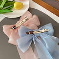 SCORYULE Bow Hair Clips 5PCS Multicolor Tulle Ribbon with Long Tails Girls Women by Deal US