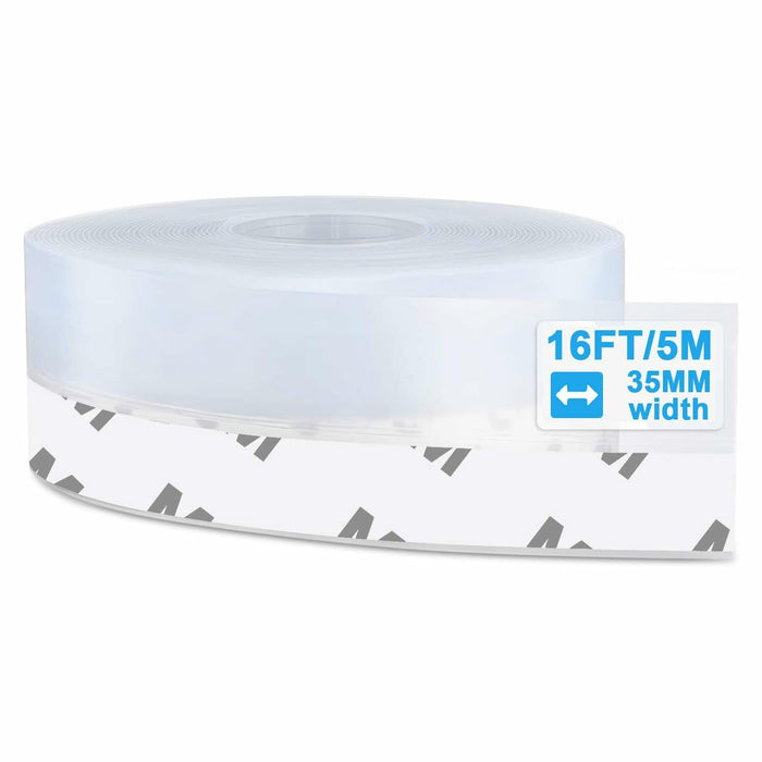 AIMIXUN Weather Stripping Door Seal Silicone Draft Stopper 16.4ft Clear by Deal US