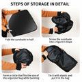 COFSODI Car Windshield Sunshade Double Thickened UV Protection Black by Deal US
