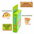 Boo Boo Buddies Kids Adhesive Bandages Pizza Taco 24 Count Sterile by Deal US