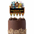 YISHIDA FNAF Happy Birthday Pizza Cake Topper Decoration 1 Count Paper by Deal US