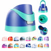 Ruzkq Replacement Lid for Owala Freesip Water Bottle Leakproof Dark Blue