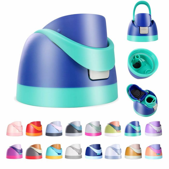 Ruzkq Replacement Lid for Owala Freesip Water Bottle Leakproof Dark Blue by Deal US
