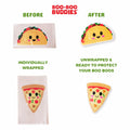 Boo Boo Buddies Kids Adhesive Bandages Pizza Taco 24 Count Sterile by Deal US
