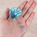 BEZTN Help is on The Way Dear Badge Reel Retractable ID Holder Nurse Gifts by Deal US
