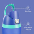 Ruzkq Replacement Lid for Owala Freesip Water Bottle Leakproof Dark Blue by Deal US