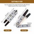 JIPIS Guitar Strap GS-89 with Head Strap 2 Buckles and 3 Picks Set by Deal US