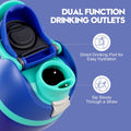 Ruzkq Replacement Lid for Owala Freesip Water Bottle Leakproof Dark Blue by Deal US