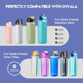 Ruzkq Replacement Lid for Owala Freesip Water Bottle Leakproof Dark Blue by Deal US