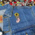 EMBRO BOF Sunflower Iron On Patch 3.5in Colorful Embroidered Flower by Deal US