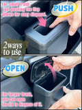EXEA Car Trash Can Two-Way Open Door Pocket Easy Disposal GS-101 Japan by Deal US