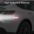 Anti Elon Bumper Stickers 3 Pack 4x4 Waterproof Vinyl Decal for Car Laptop by Deal US