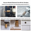 Diamond Core Drill Bit 45mm 1-3/4in Hole Saw for Granite Marble Concrete by Deal US