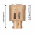 Diamond Core Drill Bit 45mm 1-3/4in Hole Saw for Granite Marble Concrete by Deal US