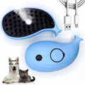 4-in-1 Cat Steam Brush Spritz Defur Comb Indoor Blue Pet Grooming Tool by Deal US