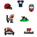Generic Football Shoes Charms 12PCS Sport Wristbands Decoration Orange by Deal US