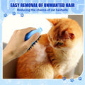 4-in-1 Cat Steam Brush Spritz Defur Comb Indoor Blue Pet Grooming Tool by Deal US