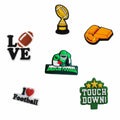 Generic Football Shoes Charms 12PCS Sport Wristbands Decoration Orange by Deal US
