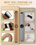 Overnight Heatless Hair Curlers Satin Velvet No Heat Jumbo Rods 3pcs Khaki by Deal US