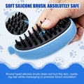 4-in-1 Cat Steam Brush Spritz Defur Comb Indoor Blue Pet Grooming Tool by Deal US