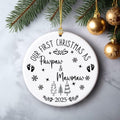 AnhTram97 Our First Christmas Mawmaw Pawpaw Ornament 2025 White Ceramic by Deal US