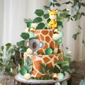 JeVenis Jungle Safari Animals Baby Shower Cake Decoration Wild One Topper by Deal US