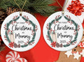 AnhTram97 My First Christmas As Mommy 2025 Ornament Ceramic White Both Sides by Deal US