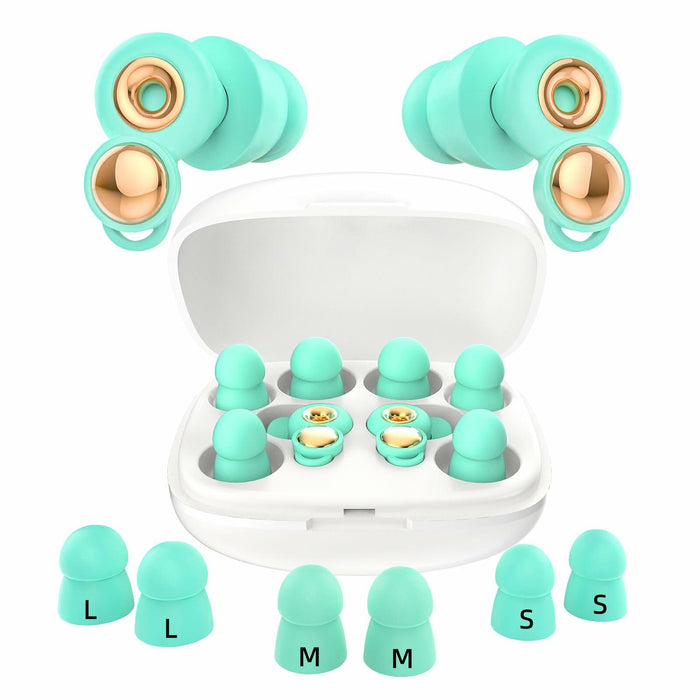 CLOZIAS Noise Cancelling Soft Foam Ear Plugs Green Hearing Protection by Deal US